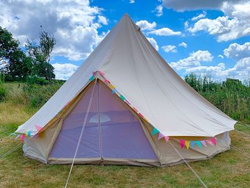 Exterior of the tent