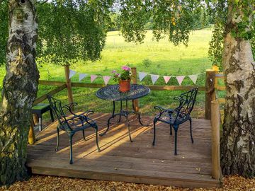 Seating area and view