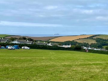 Sea view from the campsite