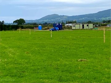The view from the pitches