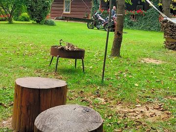 Firepit and seating