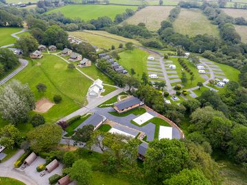 Aerial view of the site