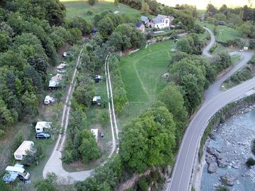 Aerial view of the site