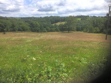 View over the camping field