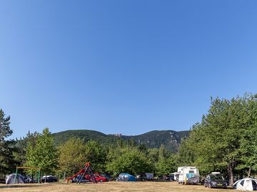 View from the pitches