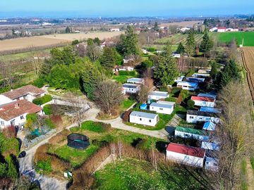 Aerial view of the site