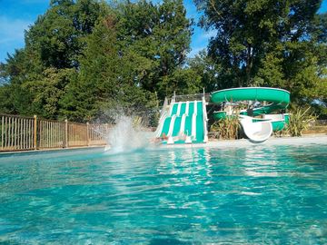 Pool and slide
