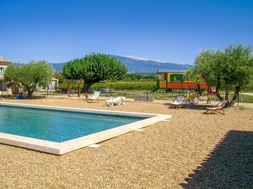 See mont ventoux as you swim