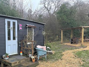 Shepherd hut and bar area. (added by manager 30 jan 2024)