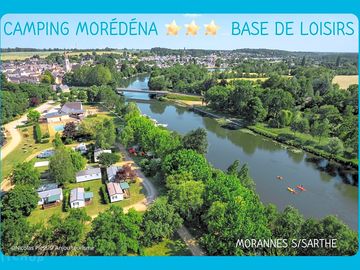 Vue panoramique du camping moredena
