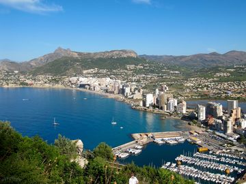 The calpe seafront