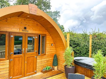Large exterior decking area