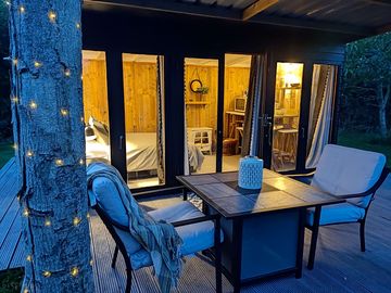 Dining on the deck