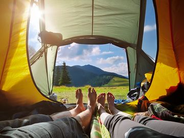 Views from a tent