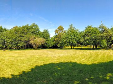 Spacious semi-shaded pitches