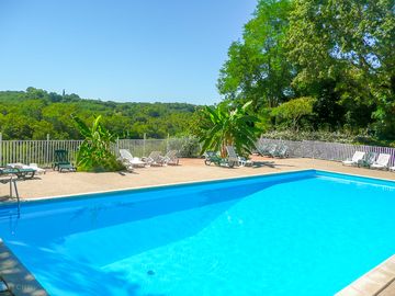 Swimming pool with scenic view