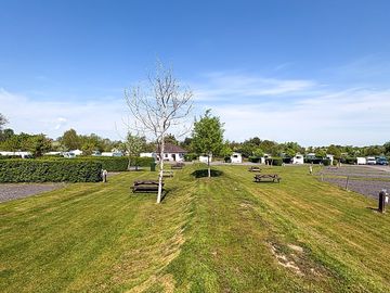 Grass and gravel pitches