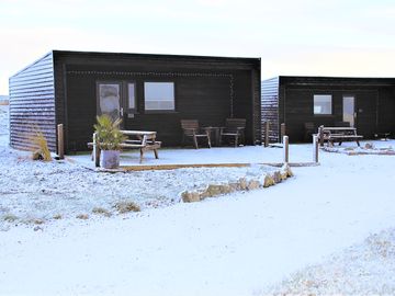 Cabins in the snow (added by manager 26 jan 2023)