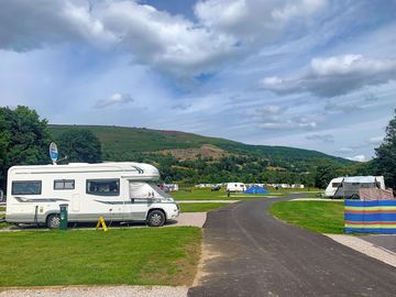 Wonderful views and right next to the river dee