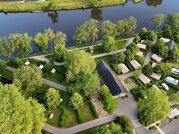 Aerial view of the site