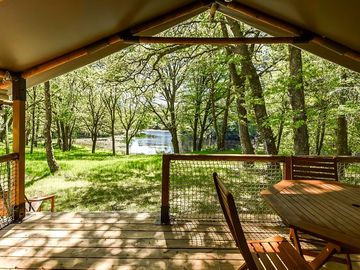 View from the safari tent