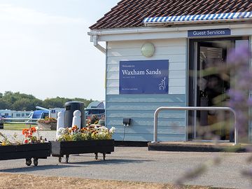 Waxham sands reception and shop