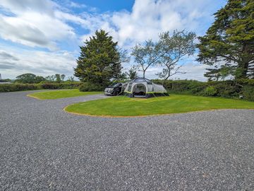 Nice gravel and grass pitches