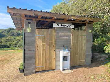 The drop stop our composting toilets