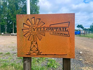 Entrance sign