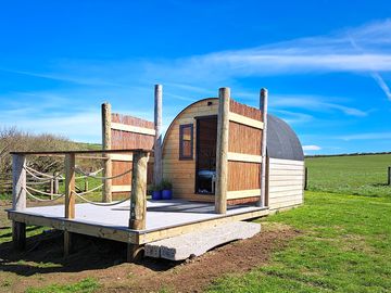 Camping pod exterior