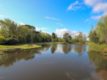 Front entrance pond
