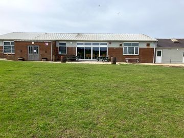 Clubhouse and outdoor seating