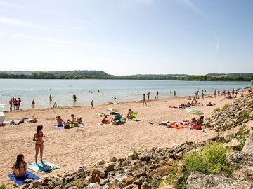 Beach by the lake