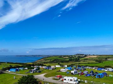 Campsite looking towards hemmick