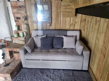 The cosy sitting area