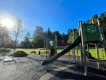 On site playground which boasts an astroturf, zip wire, woodland adventure course and more.