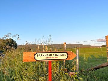 Entrance sign