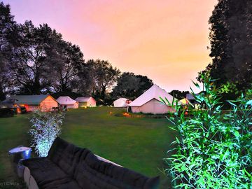 Site at night