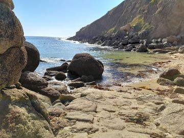 Porthgwarra beach, 15 minutes' walk away