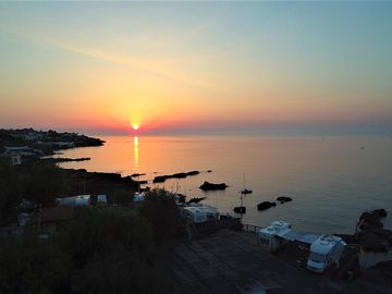Pitches by the sea