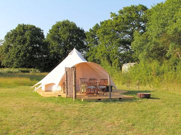 Our star bell tents 'foxglove' and 'celandine' are on decks with private frontage. (added by manager 29 jun 2023)