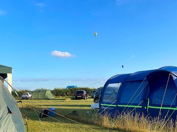 Balloons above
