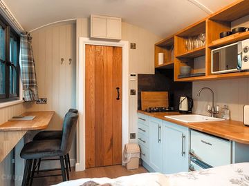 Hut interior