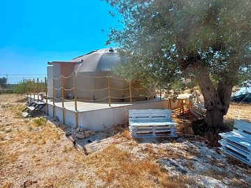 Exterior of the glamping