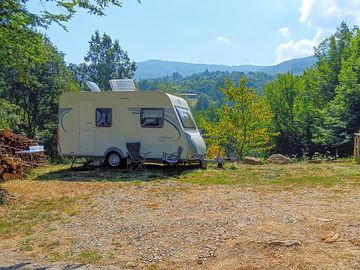 Pitch with far-reaching views