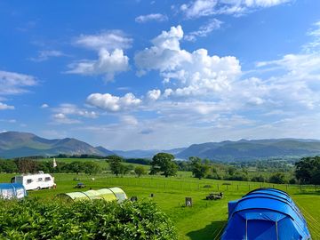View from the bottom of our field.