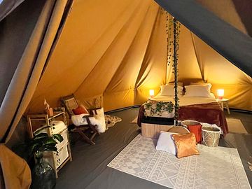 Tent interior