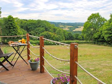 View from the pod decking