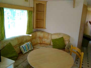 Holiday caravan - dining area (added by manager 31 may 2018)
