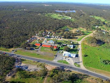 Aerial view of the site